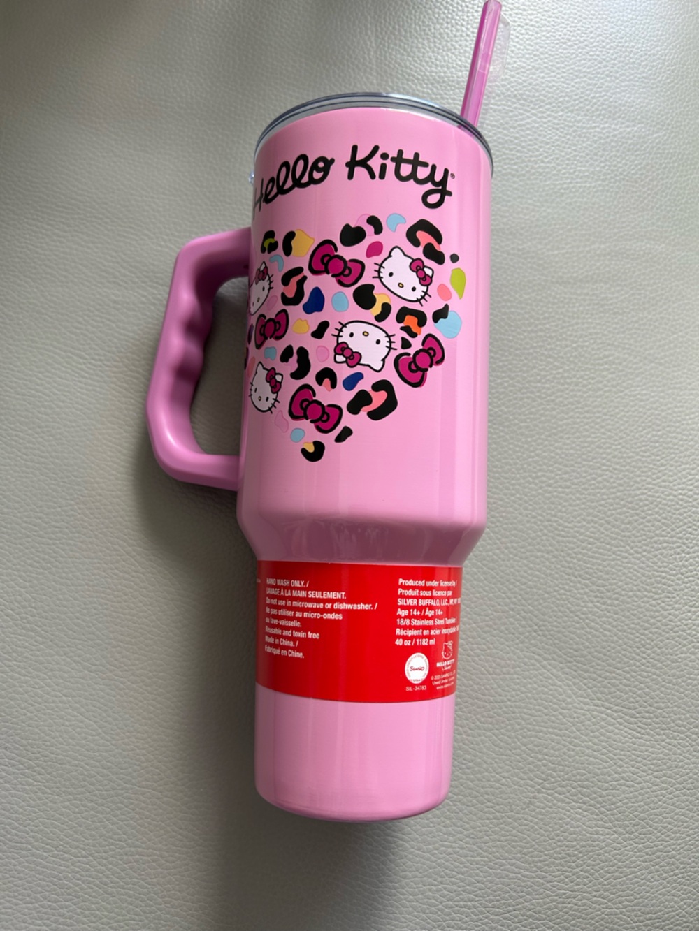 Silver Buffalo – Sanrio Hello Kitty Stainless Steel Tumbler